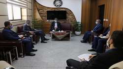 دیدار مدیریت امور شعب بانک رفاه کارگران استان سمنان با رئیس دانشگاه علوم پزشکی استان سمنان